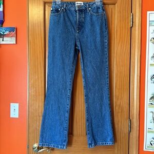 Rouje Paris straight leg mid-rise jeans, size 36/XS